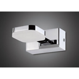Luminosa Lighting Luminosa Gio Wall Lamp 1 Light 5W Led 3000K, 450Lm, Polished Chrome/frosted Acrylic - thumbnail 2