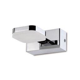 Luminosa Lighting Luminosa Gio Wall Lamp 1 Light 5W Led 3000K, 450Lm, Polished Chrome/frosted Acrylic - thumbnail 1