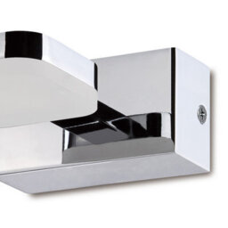 Luminosa Lighting Luminosa Gio Wall Lamp 1 Light 5W Led 3000K, 450Lm, Polished Chrome/frosted Acrylic - thumbnail 5