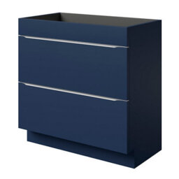 GoodHome Imandra Matt Blue Freestanding Bathroom Cabinet (H) 820mm (W) 800mm - thumbnail 1