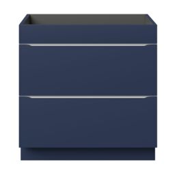 GoodHome Imandra Matt Blue Freestanding Bathroom Cabinet (H) 820mm (W) 800mm - thumbnail 2