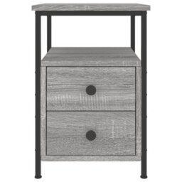 Berkfield Bedside Cabinets 2 Pcs Grey Sonoma 34X35.5X50 Cm Engineered Wood - thumbnail 6
