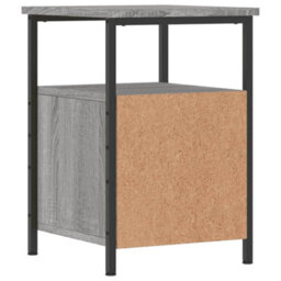 Berkfield Bedside Cabinets 2 Pcs Grey Sonoma 34X35.5X50 Cm Engineered Wood - thumbnail 9