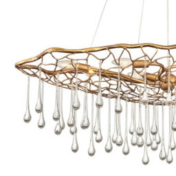 Luminosa Lighting Elstead Lisa Mcdennon By Hinkley Laguna 8 Light Pendant Light Burnished Gold - thumbnail 2