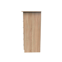 Hampshire Childrens Wardrobe In Bardolino Oak (Ready Assembled) - thumbnail 2