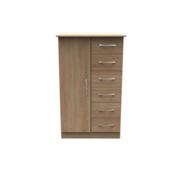 Hampshire Childrens Wardrobe In Bardolino Oak (Ready Assembled) - thumbnail 1