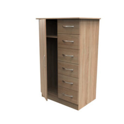 Hampshire Childrens Wardrobe In Bardolino Oak (Ready Assembled) - thumbnail 5