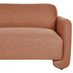 Beliani Sofa 3 Seater Saland Fabric Golden Brown - thumbnail 7