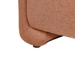 Beliani Sofa 3 Seater Saland Fabric Golden Brown - thumbnail 9