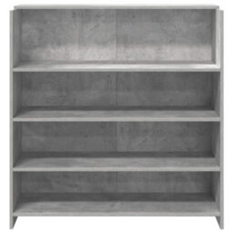 Berkfield Reception Desk Concrete Grey 100X50X103.5 Cm Engineered Wood - thumbnail 5