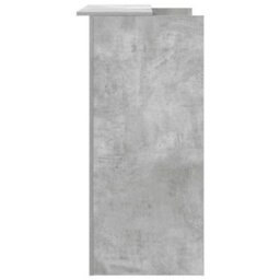 Berkfield Reception Desk Concrete Grey 100X50X103.5 Cm Engineered Wood - thumbnail 6