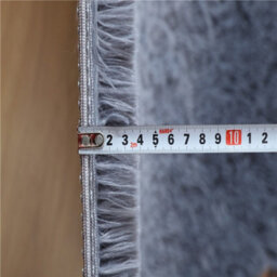 Fluffy Soft Milky White Carpet Large Shaggy Rug Anti-Slip Bedroom Living Room Floor Mats 60X120Cm - thumbnail 5