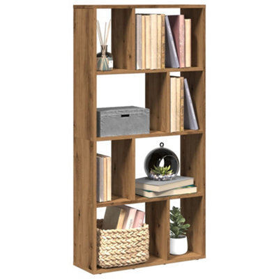 Berkfield Bookcase Artisian Oak 60X20X120 Cm Engineered Wood - image 1