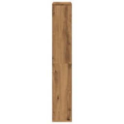 Berkfield Bookcase Artisian Oak 60X20X120 Cm Engineered Wood - thumbnail 6