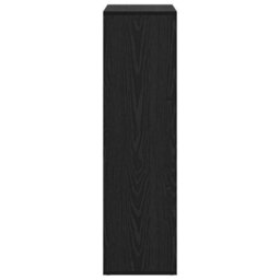 Berkfield Book Cabinet Black Oak 69.5 X 29 X 103.5 Cm Engineered Wood - thumbnail 6