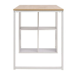 Berkfield Writing Desk 120X60X75 Cm Oak And White - thumbnail 5
