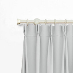 Lister Cartwright  28 mm Wooden Curtain Poles Fixed Length (Chalk Stopper, 300 Cm) - thumbnail 5