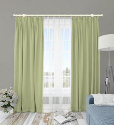Lister Cartwright  28 mm Wooden Curtain Poles Fixed Length (Chalk Stopper, 300 Cm) - thumbnail 2