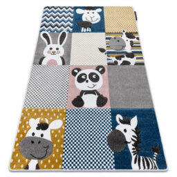 RugsX Carpet Petit Zoo Animals Cream / Grey 180X270 Cm - thumbnail 1