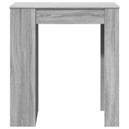 Berkfield Bar Table With Racks Grey Sonoma 95X47X103.5 Cm Engineered Wood - thumbnail 4