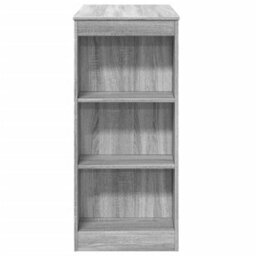 Berkfield Bar Table With Racks Grey Sonoma 95X47X103.5 Cm Engineered Wood - thumbnail 5