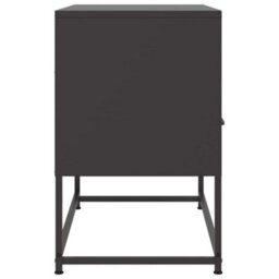 Berkfield Tv Cabinet Black 68X39X60.5 Cm Steel - thumbnail 7