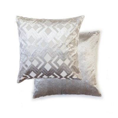 Barcelona Cushion Cover In Silver - image 1