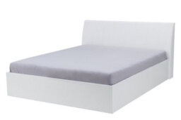 Arte White Gloss Eu Super King Ottoman Bed - Effortless Hydraulic Lift & Plush Headboard - thumbnail 2