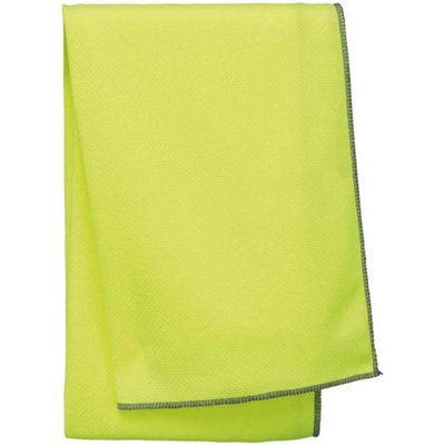 Proact Refreshing Sports Towel Fluorescent Yellow (One Size)
