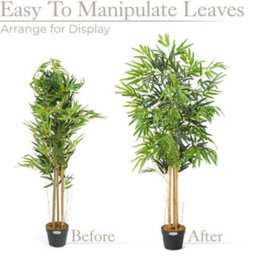 Christow Artificial Bamboo Large Potted Plant - thumbnail 6