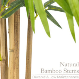 Christow Artificial Bamboo Large Potted Plant - thumbnail 3