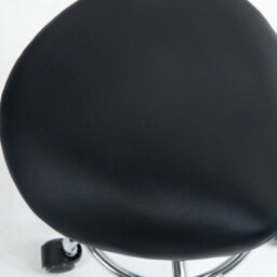 Homcom Saddle Chair, Rolling Salon Stool For Massage Spa Clinic Beauty, Black - thumbnail 8