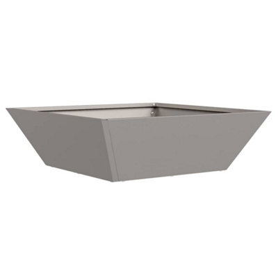Berkfield Modern Garden Bowl Planter 50X50X15 Cm Weathering Steel - image 1