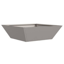 Berkfield Modern Garden Bowl Planter 50X50X15 Cm Weathering Steel - thumbnail 1