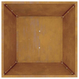 Berkfield Modern Garden Bowl Planter 50X50X15 Cm Weathering Steel - thumbnail 9