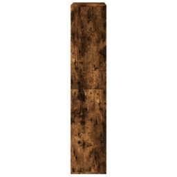 Berkfield Room Divider Smoked Oak100X33X156.5 Cm Engineered Wood - thumbnail 5