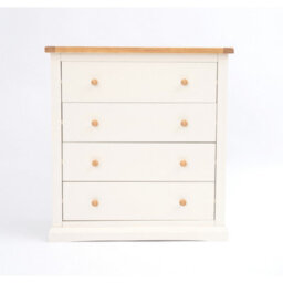 Cabinet Bits Trevi 4 Drawer Chest Of Drawers Wood Knob - thumbnail 1