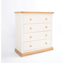 Cabinet Bits Trevi 4 Drawer Chest Of Drawers Wood Knob - thumbnail 3