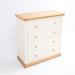 Cabinet Bits Trevi 4 Drawer Chest Of Drawers Wood Knob - thumbnail 4