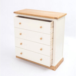 Cabinet Bits Trevi 4 Drawer Chest Of Drawers Wood Knob - thumbnail 5