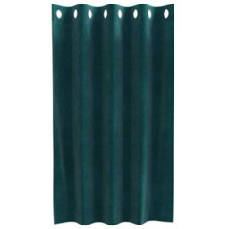 Berkfield Blackout Curtains With Eyelets 2 Pcs Dark Green Velvet - thumbnail 3