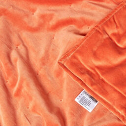 Homescapes Burnt Orange Velvet Quilted Throw, 150 X 200 Cm - thumbnail 7
