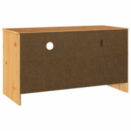 "Berkfield Modern Tv Cabinet ""drammen"" 99X43X55 Cm Solid Wood Pine" - thumbnail 6