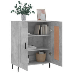 Berkfield Classic Sideboard Concrete Grey 69.5X34X90 Cm Engineered Wood - thumbnail 4