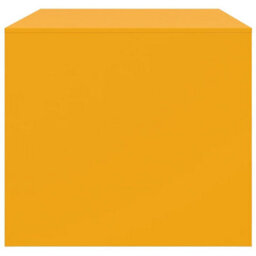 Berkfield Coffee Table Mustard Yellow 67X50X44 Cm Steel - thumbnail 8