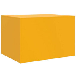 Berkfield Coffee Table Mustard Yellow 67X50X44 Cm Steel - thumbnail 9