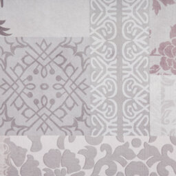 Beliani Low-Pile Polyester Rug 160 X 230 Cm - Faded Floral-Geometric Grey Vintage Design - thumbnail 5