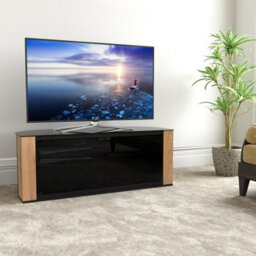 "Avf Gallery 1.2M Corner Tv Stand, For Tvs Up To 60"" - Rustic Wood" - thumbnail 2