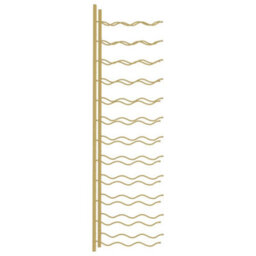 Walplus Wall Mounted Wine Rack For 36 Bottles Gold Iron - thumbnail 5