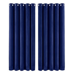 Marlow Velvet Blackout Curtains Thermal Insulated For Bedroom Living Room - thumbnail 2